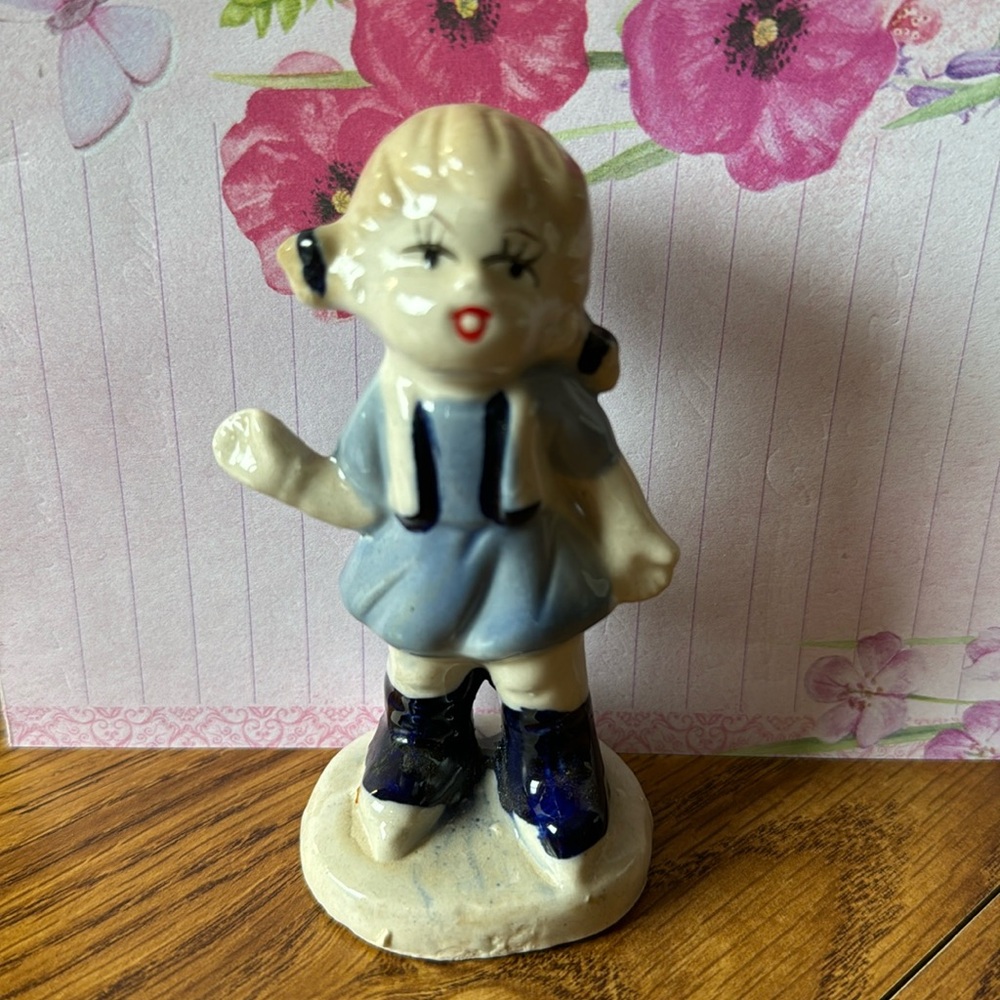 Vintage Ice Skating Girl